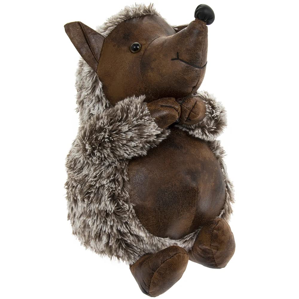Lesser & Pavey Door Stops Faux Leather Hedgehog Doorstop for Home & Office | Stylish Wedges & Stoppers for Bedroom & Living Room | Reliable and Decorative Door Stops for Indoors & Outdoors Floors
