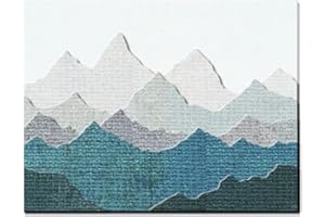 XMZZMX Mountain Peak Overlapping Metal Cutting Dies for Card Making, Paper Embossing Die Cuts Kit Templates, Storage Pockets Supplies, Photo Frame Album DIY Scrapbooking Stencils Sets