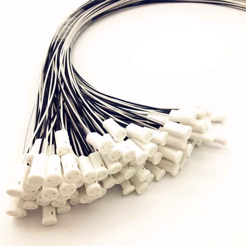 N 20 x G4 G4 Socket with Ceramic Holder for Quartz Bulbs, Halogen Bulbs, LED Lamps, Light Grids, LED Ceiling Lights n