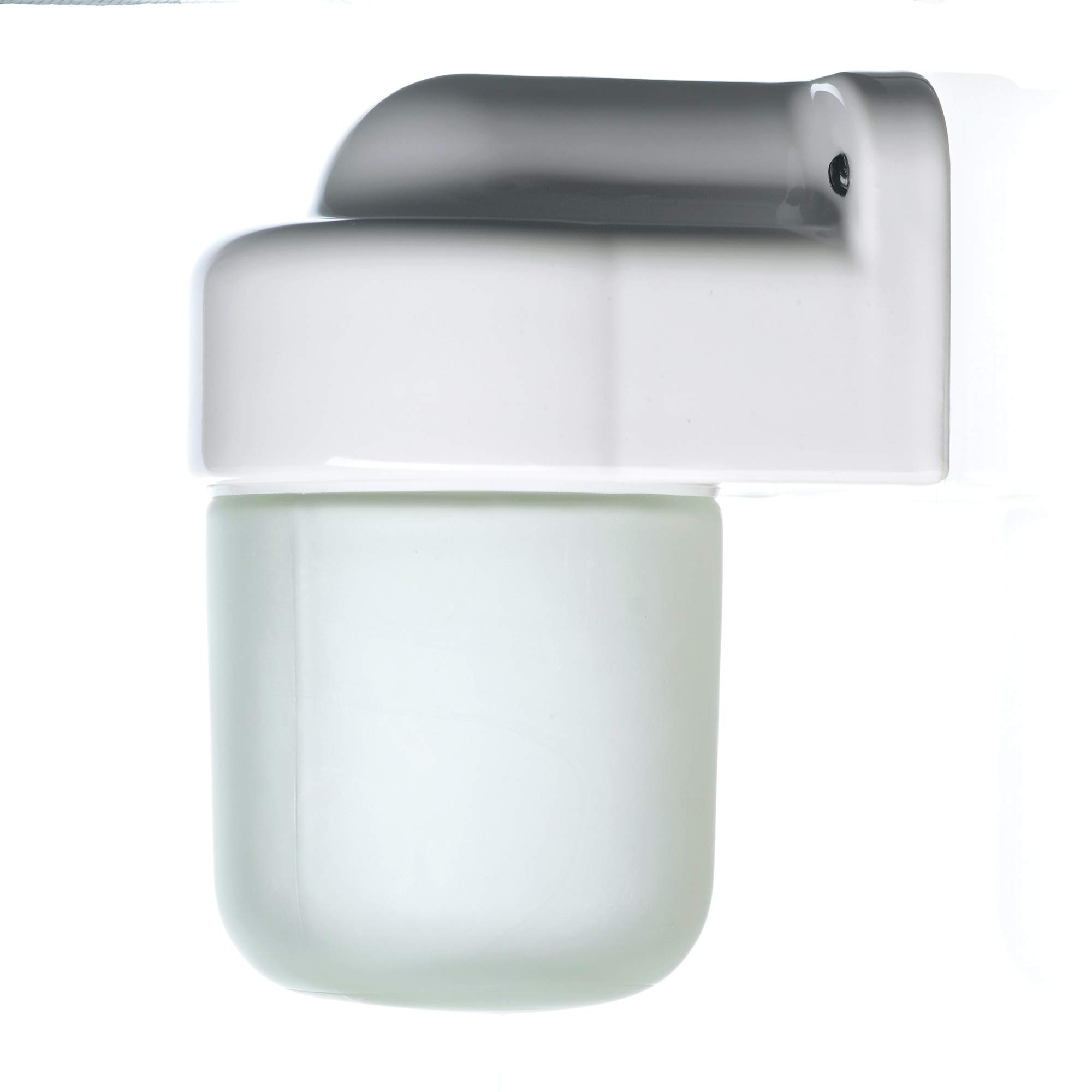 The Cable Store Ceramic IP54 Wall Light | Bathroom/Exterior | Frosted Glass