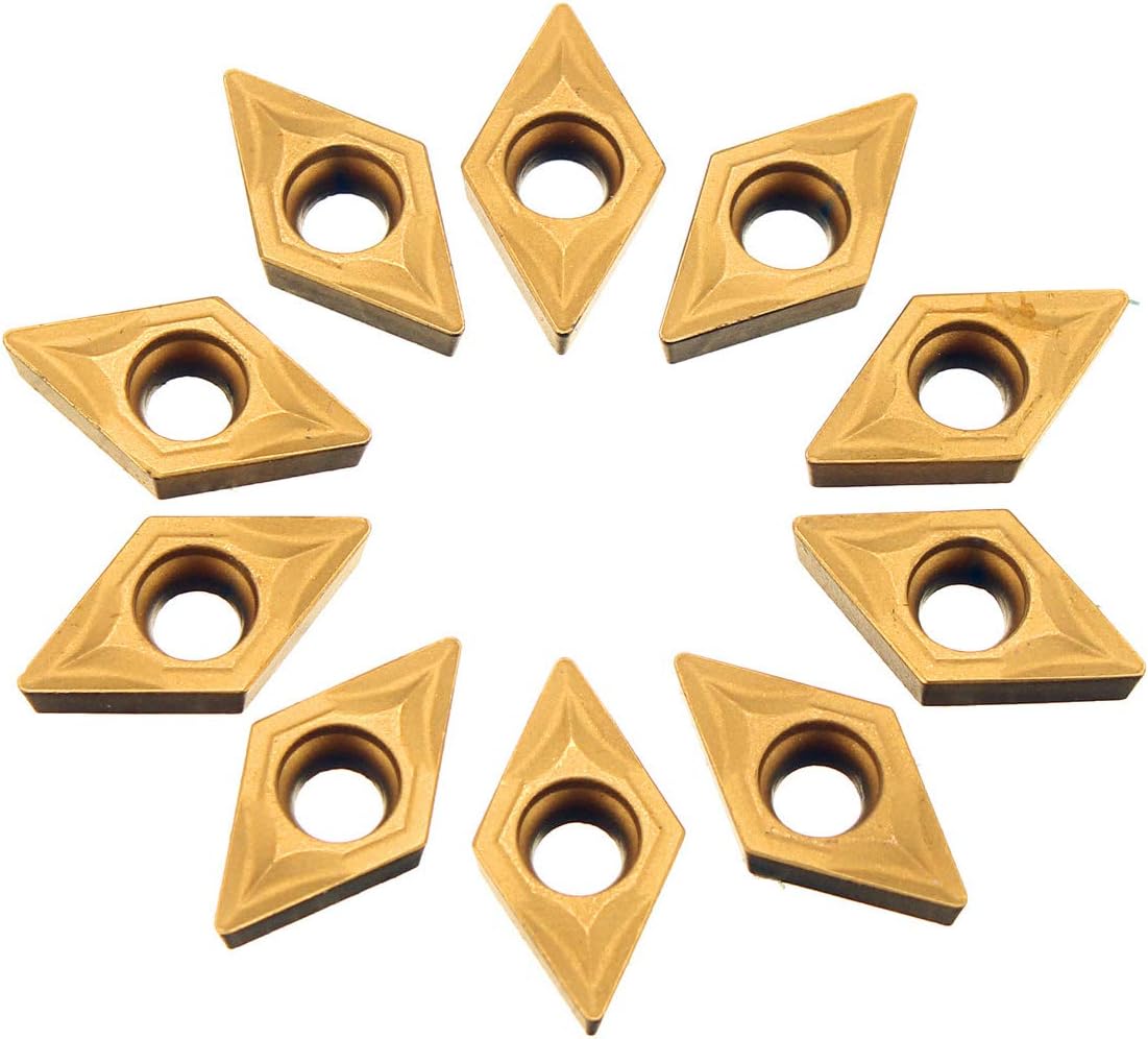 10pcs DCMT070204 Carbide Insert DCMT 0702 Cutter for for SDNCN Turning Tool Holder