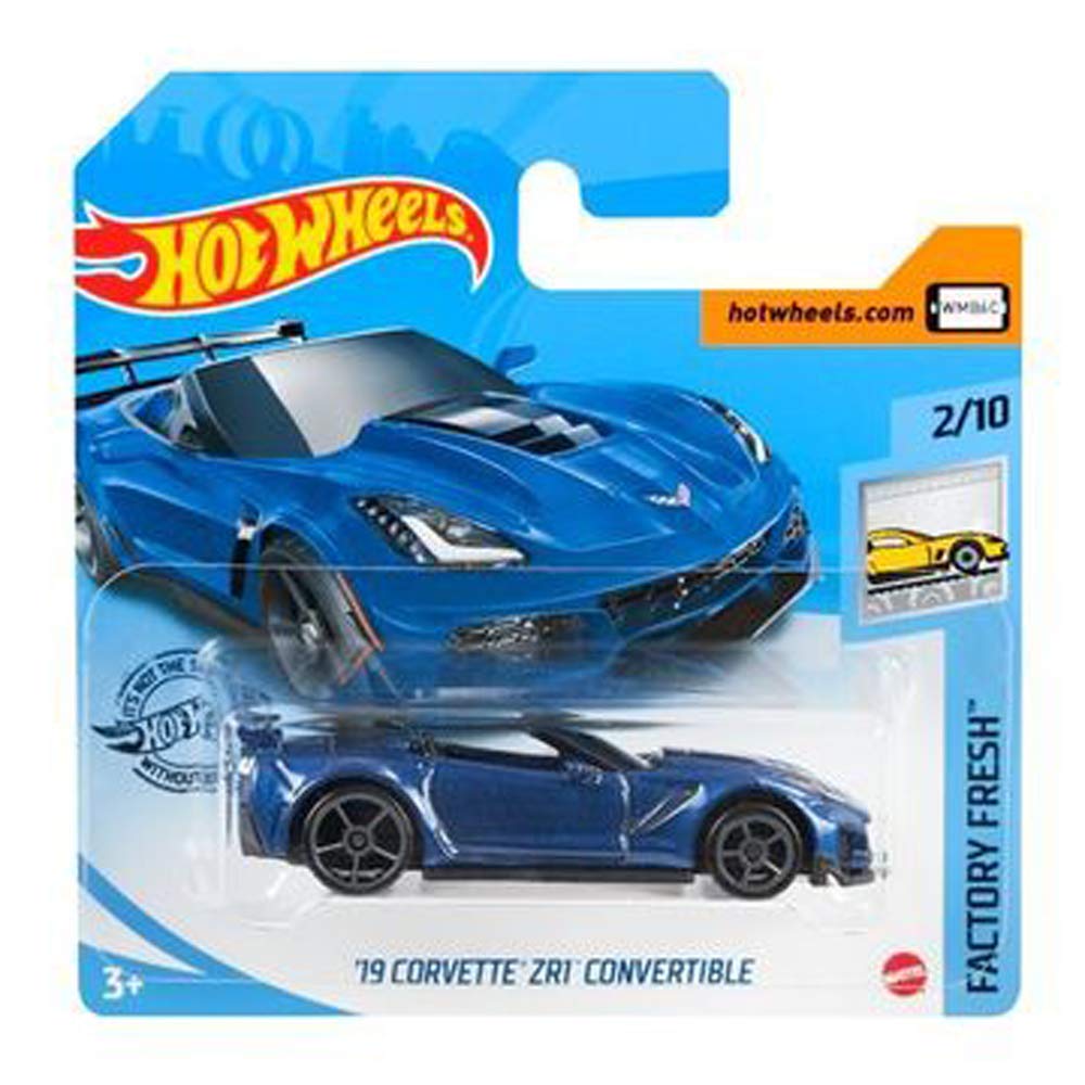 Hot Wheels '19 Corvette ZR1 Convertible Factory Fresh 2/10 (144/250) 2020 Short Card