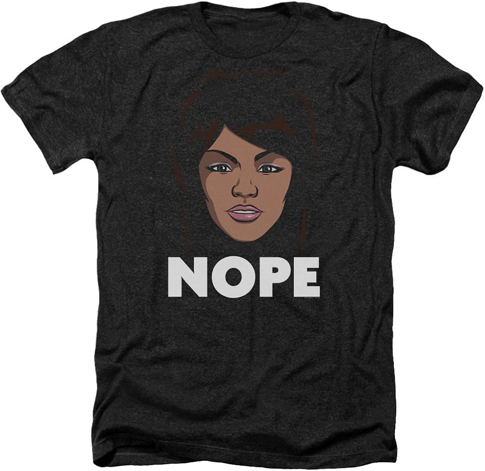 Archer Mens Lana Nope Heather TShirt Amazon.co.uk