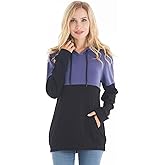 Bearsland Women's Maternity Breastfeeding Sweater Hoodie Nursing Sweatshirt with Pockets