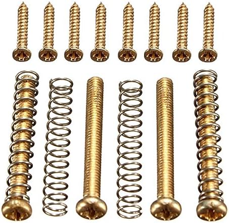 Humbucker Pickup Screws Kit Pickup Ring Surround Mounting Screws Gold