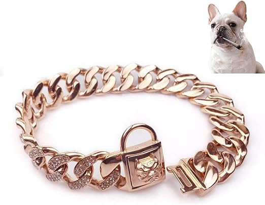 Diamond dog chain collar Clearance