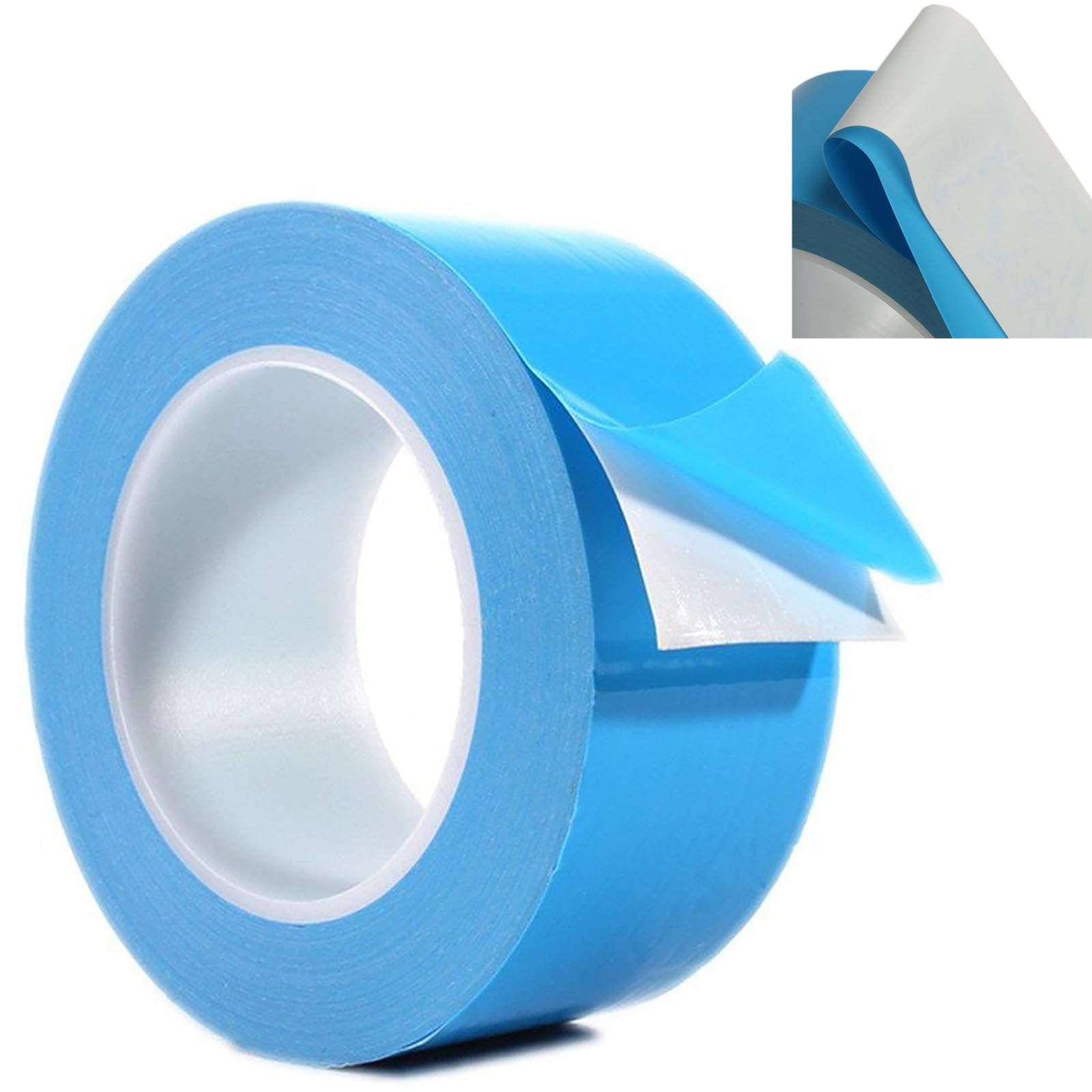 CTRICALVER Thermal Adhesive Tape, Double Sided Thermal Adhesive Tape for LED Lighting Ic and LED Televisions with Excellent Insulation, High Thermal Conductivity (30mm 25m)