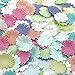 NAVA CHIANGMAI 100 pcs Daisy Mulberry Paper Flower Petals Artificial Craft Scrapbooking Embellishment,Wedding Supply Accessory DIY,Assorted Color Petal Flower (Sweet Color)
