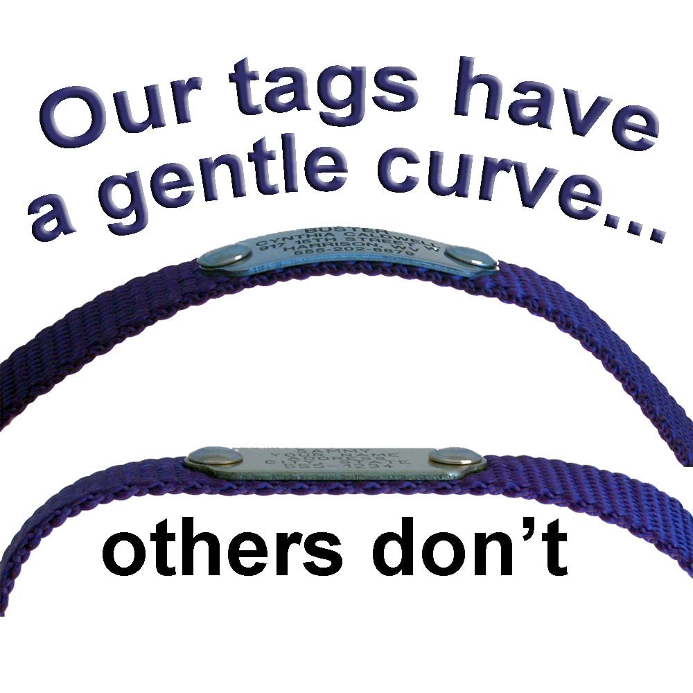 RivetOn Pet ID Tag, Silent, Personalized and Customized Dog ID Tag