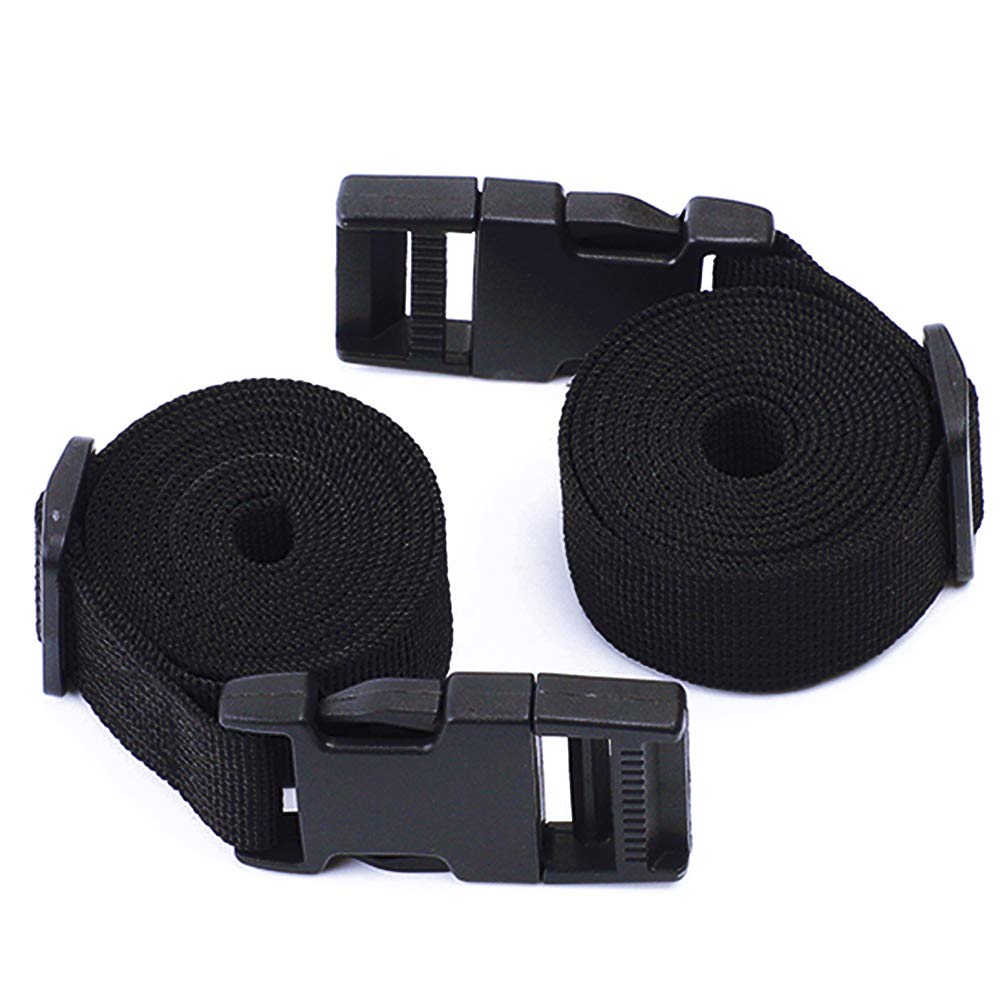 2x Adjustable Luggage Straps, Utility Strap for Outdoor Compression Bundling Luggage Straps