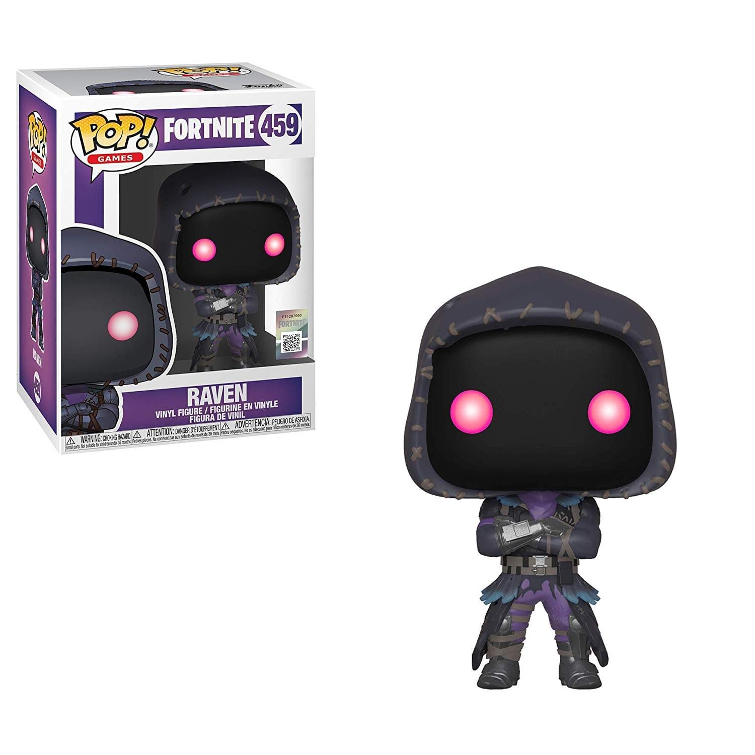 Funko POP! Games: Fortnite - Raven Vinyl - Collectable Vinyl Figure - Gift Idea - Official Merchandise - Toys for Kids & Adults - Video Games Fans - Model Figure for Collectors and Display