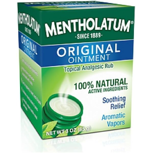 Mentholatum Original Ointment Soothing Relief Aromatic Vapors 1 Oz Pack Of 4 Health Personal Care Amazon Com Mentholatum Original Ointment Soothing Relief Aromatic Vapors 1 Oz Pack Of 4 Health Personal Care Amazon Com