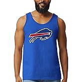 Hybrid Sports NFL - Buffalo Bills - Distressed Team Logo - Men's Lightweight Fan Tank Top - Size 3 X-Large - Royal Blue