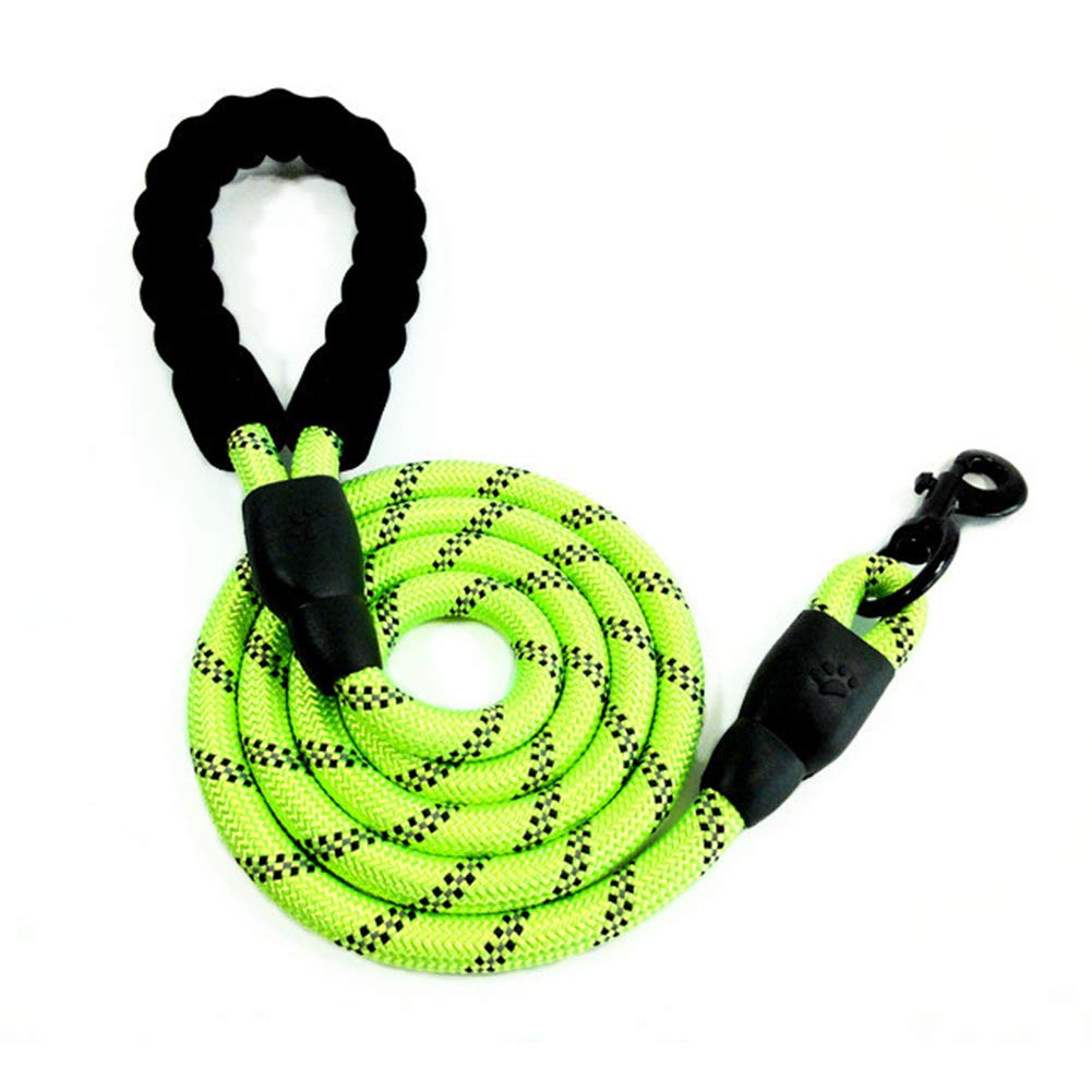 XYDZ Anti Pull Dog Lead with Highly Reflective Strong Shock Absorbing Stretchy Nylon Dog Rope Anti Pull Training Dog Lead for Extra Control Reflective Dog Leash for Medium and Large Dogs - Orange