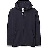 IZOD boys Sensory-friendly Full-zip Hoodie Sweatshirt, Soft Fabric With Pockets & Ribbed Cuffs, Tagless