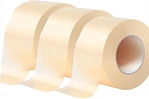 Hydrocolloid Roll Tape for Skin - Waterproof & Freely Cut-to-Size, 3 Rolls (16mm* 18.7ft) Invisible Blemish Patches, Absorbs 