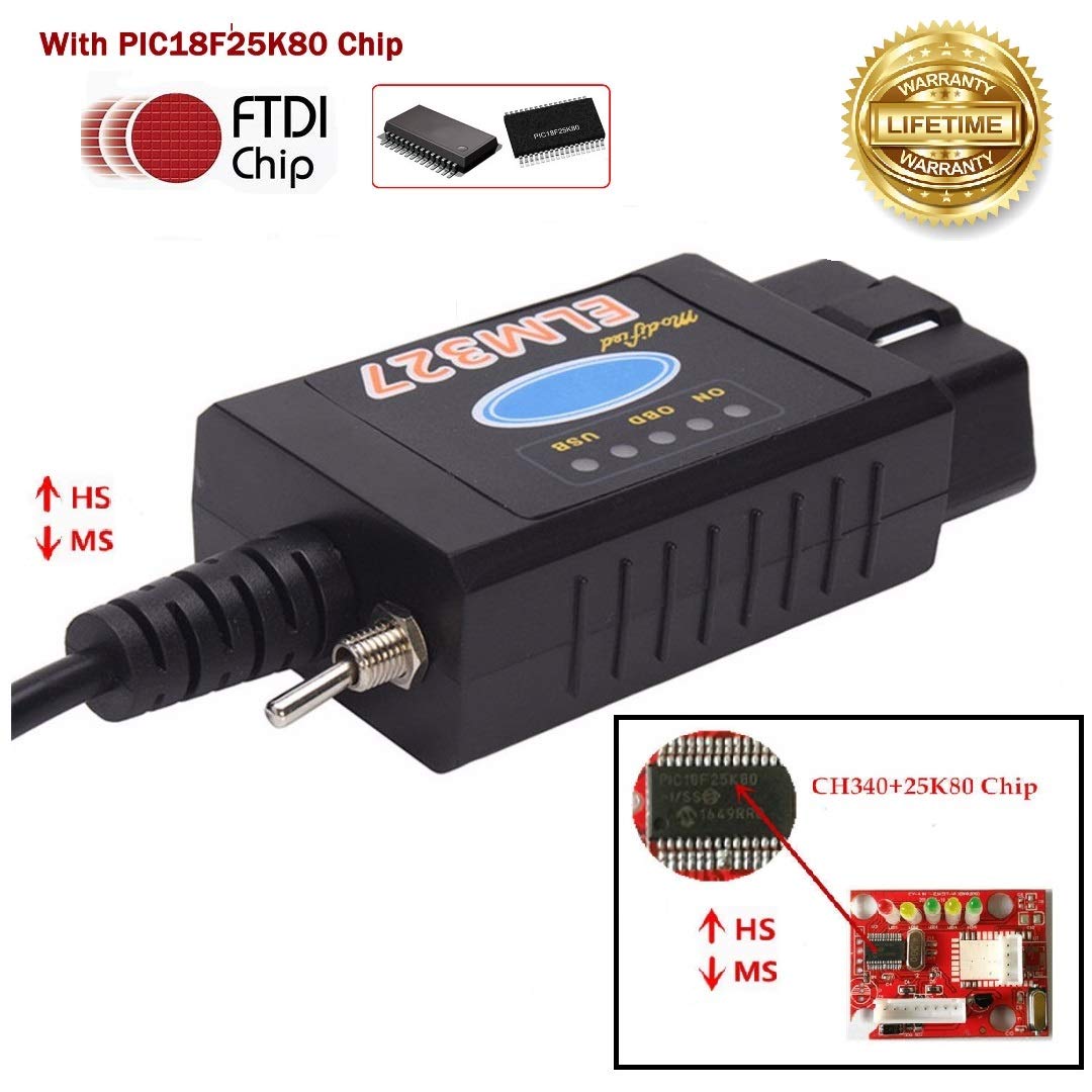 NiceCheck Forscan elm327 obd2 HS ms USB Puede Android OBD modificada ...