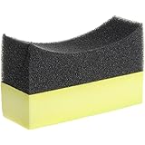 Amrka Professional Automotive Car Wheel Washer Tyre Tire Dressing Applicator Curved Foam Sponge Pad (1Pcs Car Foam Sponge Pad)