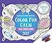 Color for Calm All Year Long 2017: Box Calendar with Colored Pencils attached to Base by