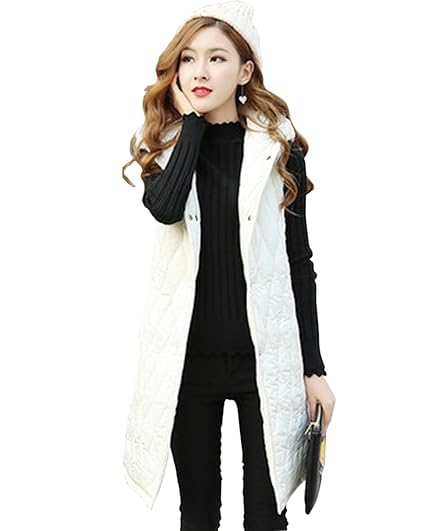 Amazon Aeneontrue レディース ロング ベスト カジュアル