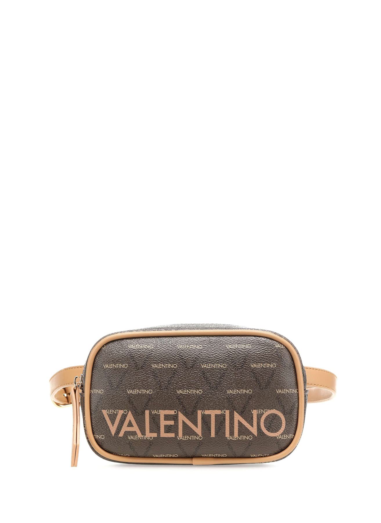 Valentino by Mario Valentino Women's LIUTO Belt Bag, Brown_Brown, Brown, One Size