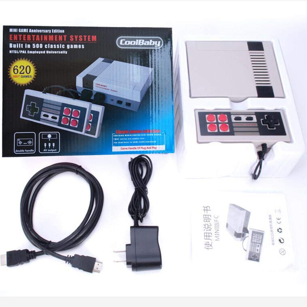 Fenido Recreation Retro Built-in Classic Games Dual Gamepad Gaming Player Handheld Games