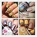 Ejiubas Stamping Plates Nail Art Plates Floral Image Plates Nail Art Stamping Manicure Tools Double-sided 2 Pieces