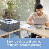Brother HL-L2445DW Mono Laser Printer A4 32 ppm 2-Sided USB 5GHz WiFi UK Plug view 3