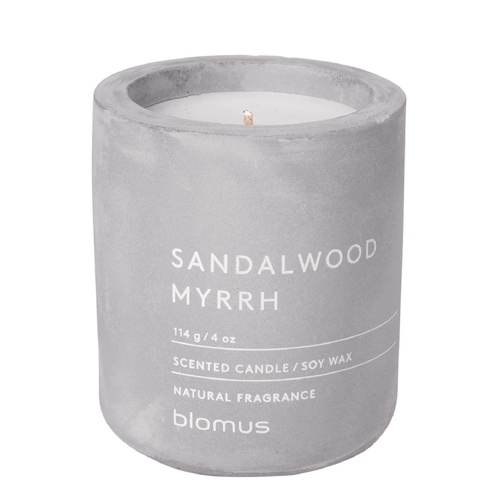 Blomus Fraga Scented Candle Micro Chip S Soy Wax Candle in Concrete Look
