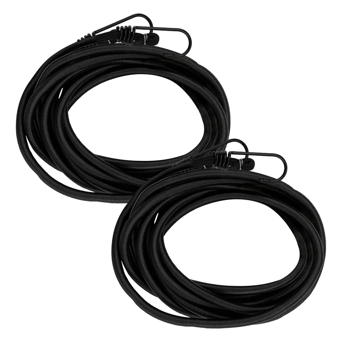 GLADFRESIT Bungee Cord with Hooks, 2PCS Heavy Duty Bungee Luggage Straps Elastic Bungee Strap Fit for Bicycle Motorcycle Truck Fixed Items Outdoor Tent (2m)
