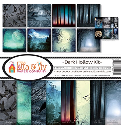 Halloween Scrapbook Paper - Ella & Viv by Reminisce Dark