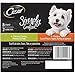 Cesar Simply Crafted Adult Wet Dog Food Cuisine Complement Variety Pack 1.3 Ounce Tubs (2, 8-Packs)