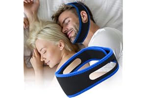 VIATIA Anti Snoring Chin Strap, Anti Snoring Devices for Sleep Effective Stop Snoring Solution Snore Reduction Chin Straps for Men Women Sleep Chin Strap for Better Sleep