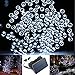 Solarmks Outdoor String Lights Solar Christmas Lights 77 ft 8 Modes 220 Led Fairy Lights Outdoor Waterproof Garden Lights for Outdoor Decoration, Ambiance lighting for Patio,Lawn, Xmas Tree(White)