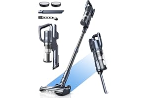 MIUZZY 30Kpa Cordless Vacuum Cleaner, Max 50 Minutes, Stick and Handheld Vacuum, Lightweight Vacuum Cleaners for Home, Carpets, Hard Floor, Pet Hair, Cars