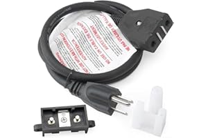 Magnetic Power Cord for 8L 10L Electric Fryer, Break-Away Design for Heat-Resistant Material up to 1050℃, Compatible for MB20