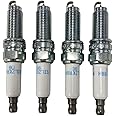 Genuine OEM 18857-09085 Spark Plug 4pcs set / 1885709085 for Hyundai Genesis G70 19-22 Veloster 19-22 Santa Fe 19-20 Sonata 18-19 Kia