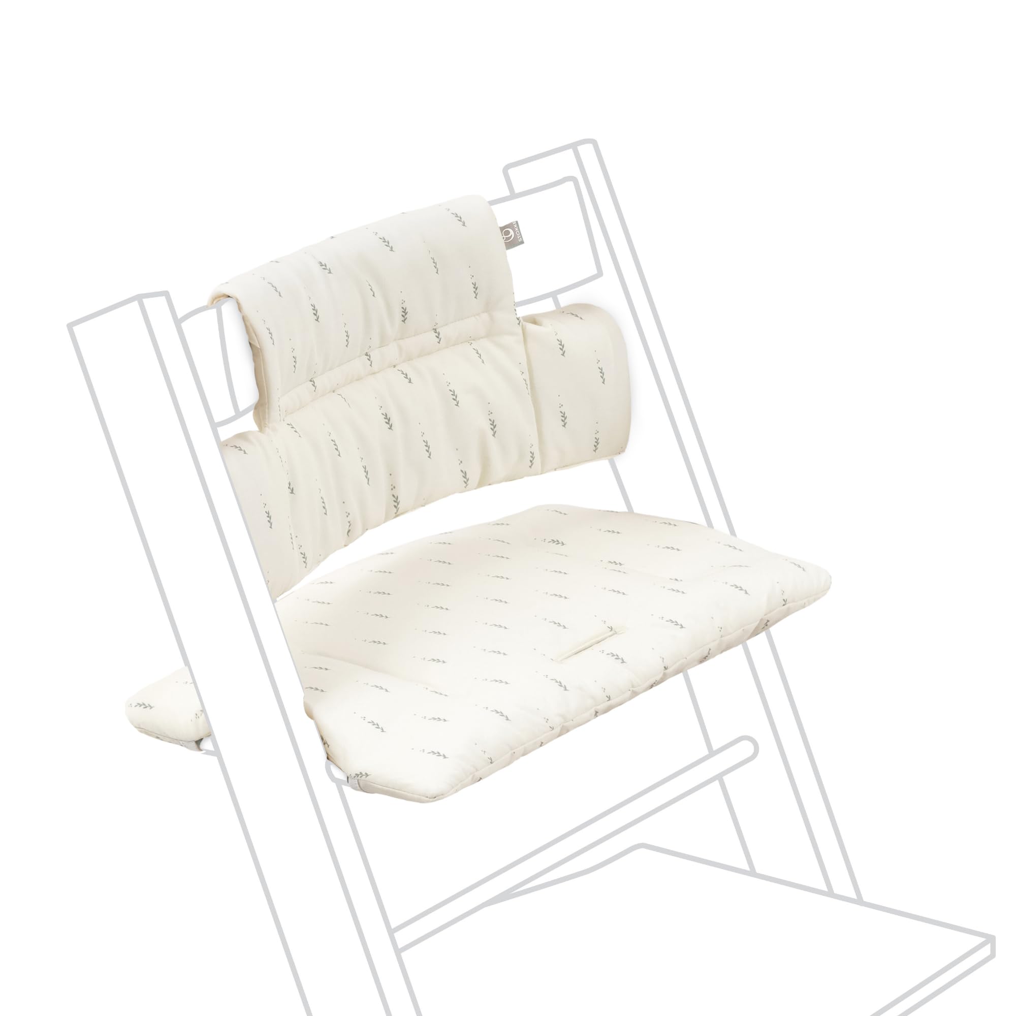 Tripp Trapp Classic Cushion, Wheat Cream - Pair with Tripp Trapp Chair & High Chair for Support and Comfort - Machine Washable