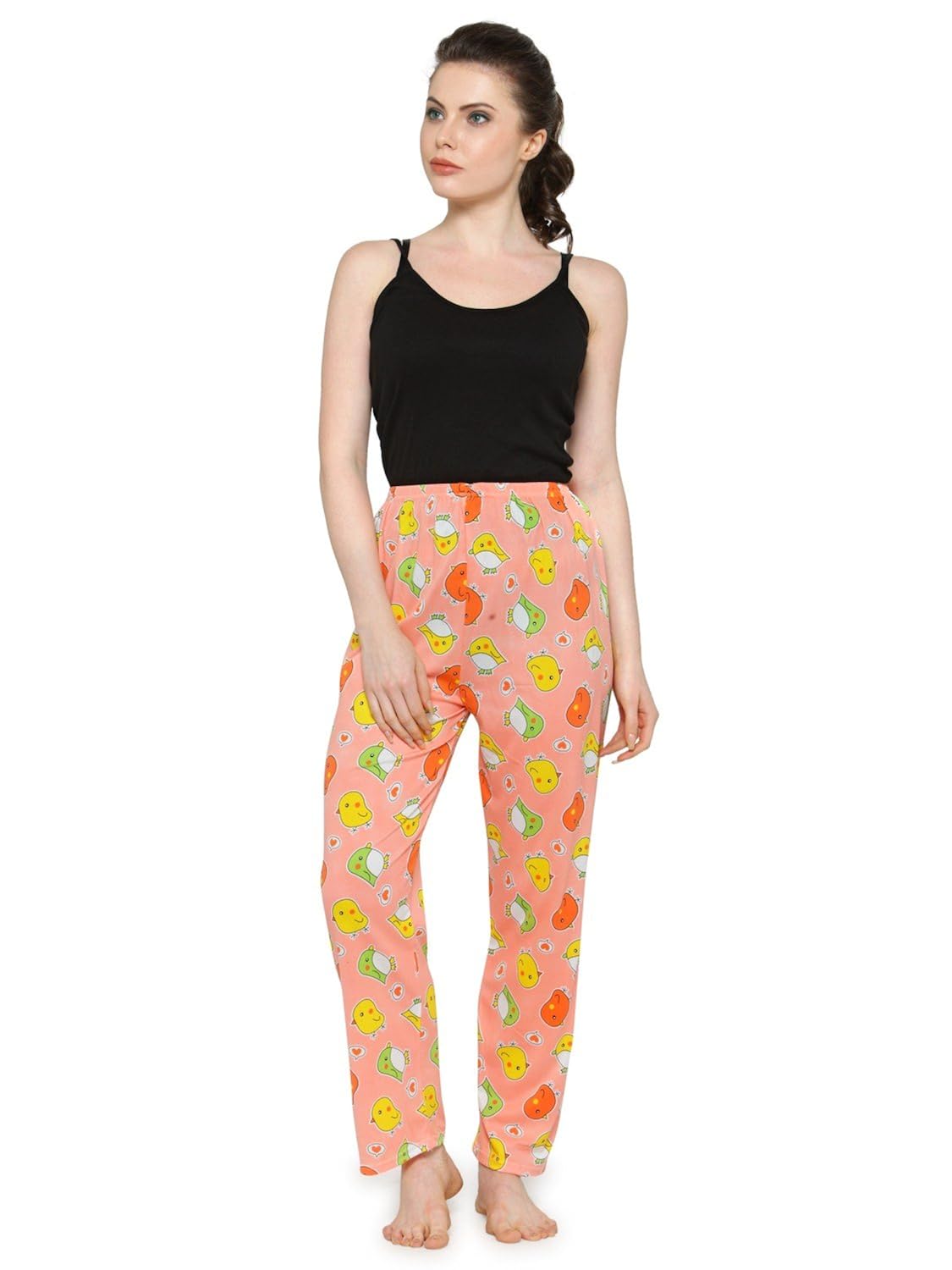 camey women printed cotton long pyajama