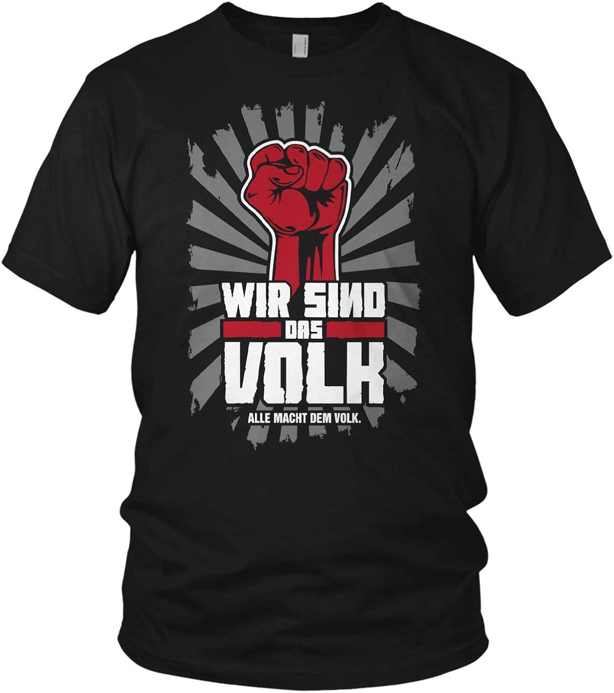 Men's TShirt with German Text "Wir sind das Volk" [Wir sind das Volk