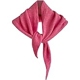 TYATVS Knit Triangle Scarf for Women Knitted Head Scarf Y2k Bandana Fisherman Downtown Girl Aesthetic Accessories