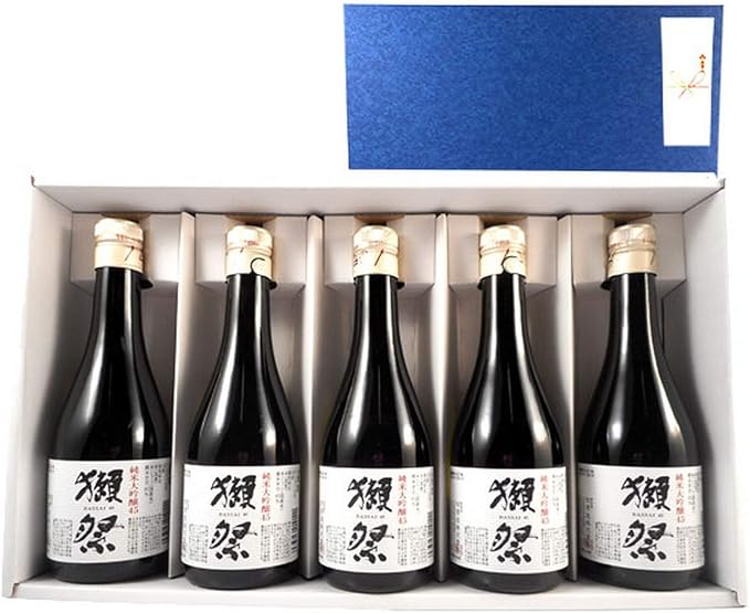Amazon 父の日 ギフト 日本酒 飲み比べセット 獺祭を堪能するセット 獺祭 純米大吟醸 45 300ml 5本セット 日本酒セット 純米酒 特別純米酒 通販