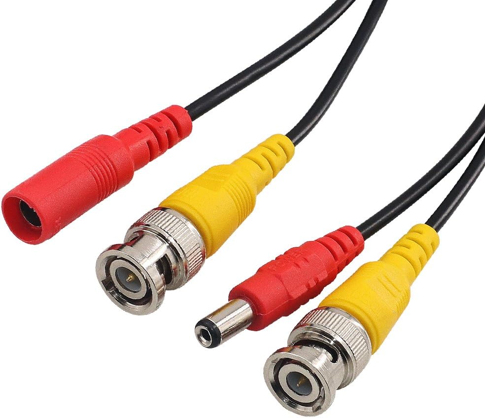Yeung Qee 40m BNC video power cable security camera Cable with 2 Female Connetors for All HD CCTV DVR Surveillance System - Image 4