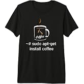 sudo apt get Install Coffee Linux sysadmin Programmer Premium Tri-Blend T-Shirt