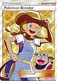 Pokemon Breeder - 73/73 - Full Art Ultra Rare - Sun & Moon: Shining Legends