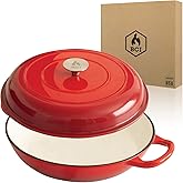 Backcountry Iron Enameled 2.25 Quart Signature Cast Iron Braiser with Lid