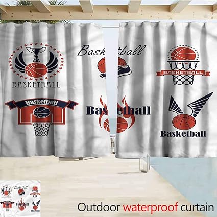 Amazon Com Marymunger Outdoor Patio Curtains Sports Trophy Cup