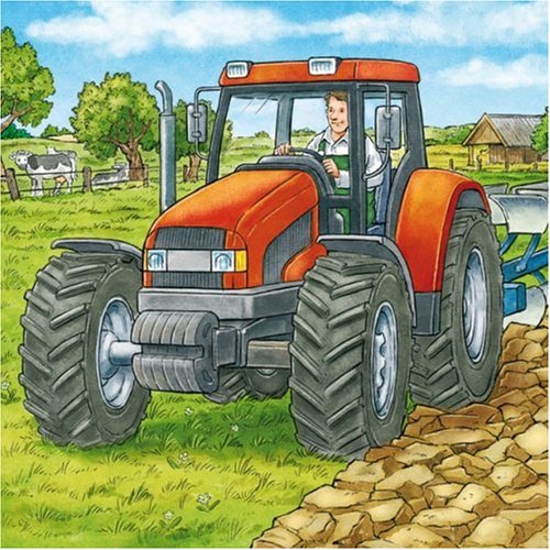 Ravensburger Kinderpuzzle - 09388 Große Landmaschinen - Puzzle für Kinder ab 5 Jahren, mit 3x49 Teilen – Bild 2