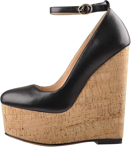 high heel platform wedges