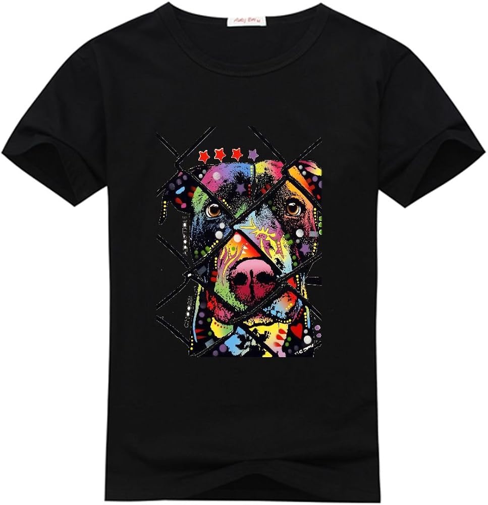 Amazon.com: Pitbull Custom Women's Tshirt T-shirt T shirt Tee shirt by Hkhoodies: Clothing